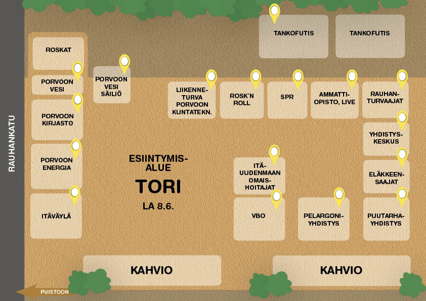 Kartta_tori | Porvoon elävä keskusta ry – Borgå levande centrum rf